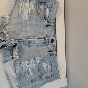 American Eagle Light Wash Shorts